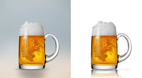 Mug Of Beer Product Photo Editing