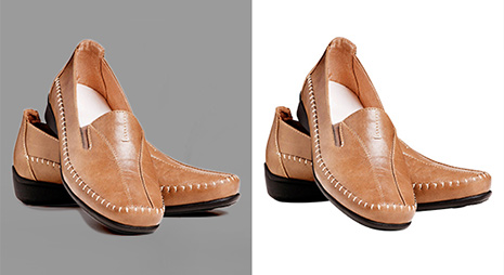 Suede Shoe Background Removal Service