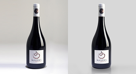 Wine Bottle Product Photo Editing